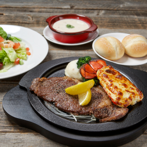 ロブスター黄金焼き＆黒毛和牛サーロインレモンステーキセット